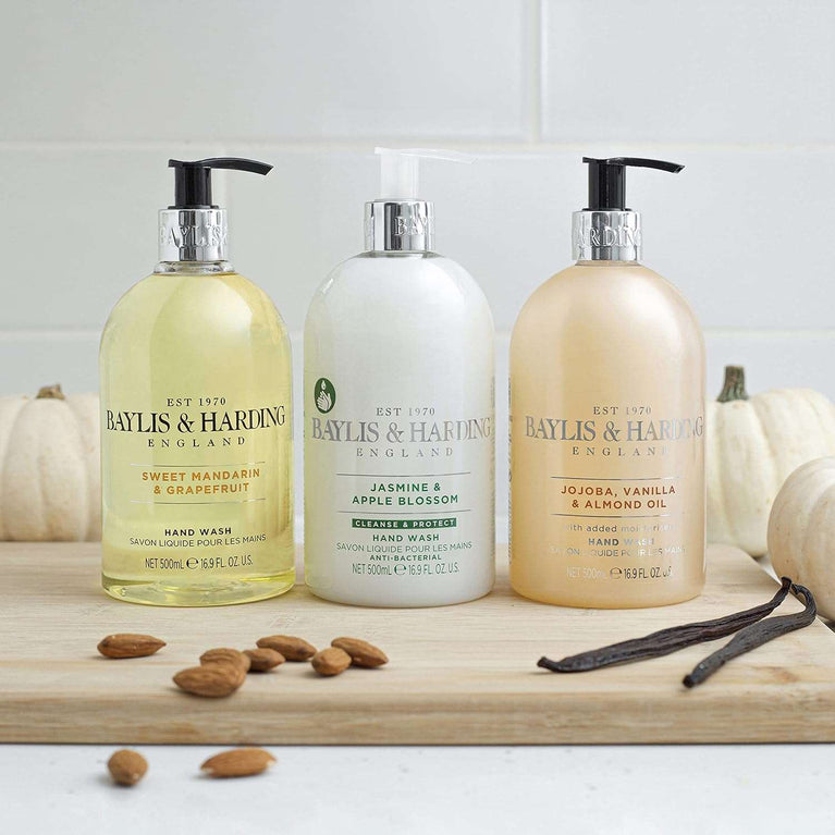 Baylis & Harding Sweet Mandarin and Grapefruit Hand Wash, 500 ml (Pack of 3) - Vegan Friendly