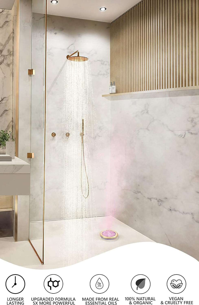 ComfyCozy Crystal Shower Steamers Luxury Gift Set | Bath Spa Relaxation Beauty Self Care Gifts For Women Mum Her Him | 8*45g Vegan Organic Shower Bombs | Pampering Birthday Relaxing Presents Hampers