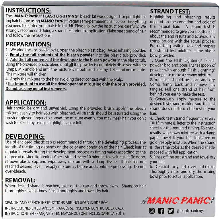 Bleach Flash Lightning Kit: Manic Panic Amplified (40 Volume)