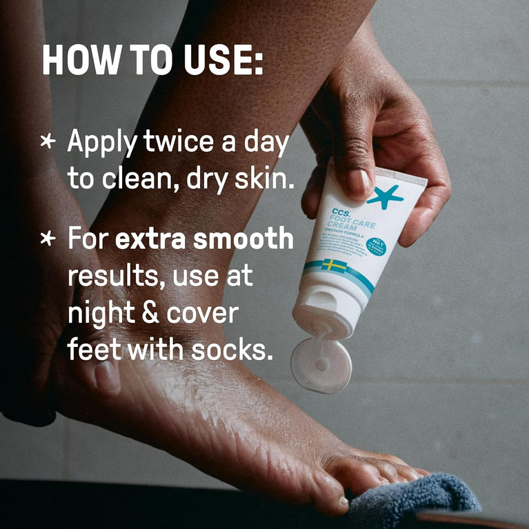 CCS Foot Hydrating Cream with 10% Urea, 60ml - Professional Solution for Dry and Rough Skin