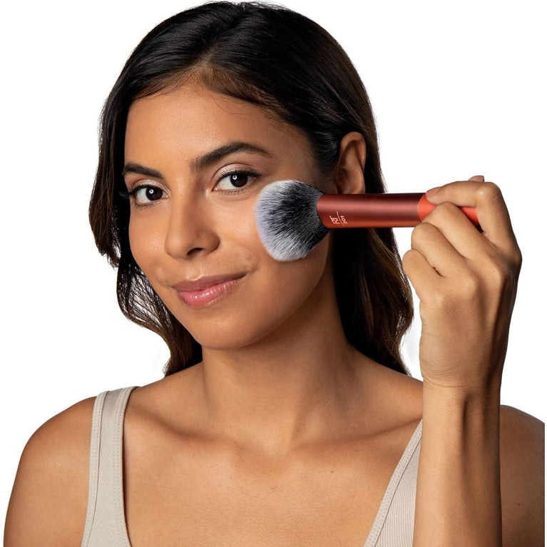 Pro-Grade Face Makeup Brush for Liquid, Cream Foundation, Blush, and Bronzer
