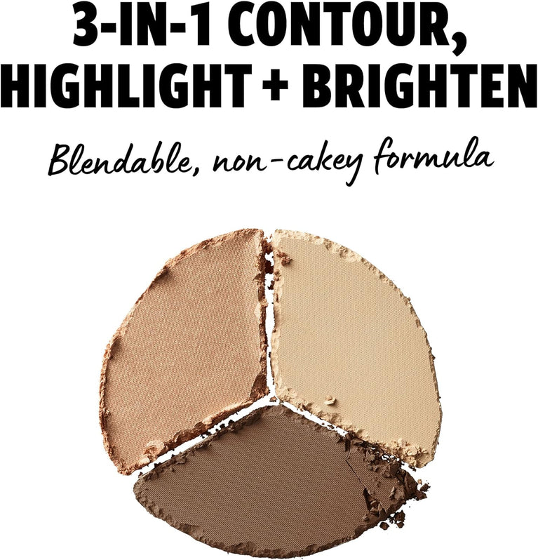 NYX Professional 3-in-1 Makeup Sculpting Palette - Fair, 0.079 kg