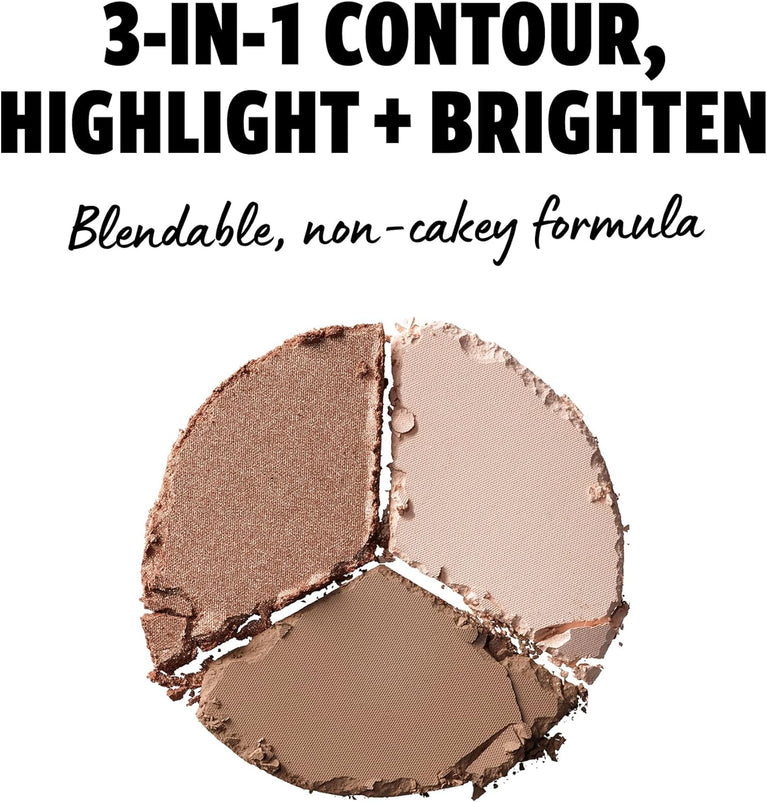 NYX Professional 3-in-1 Makeup Sculpting Palette - Fair, 0.079 kg