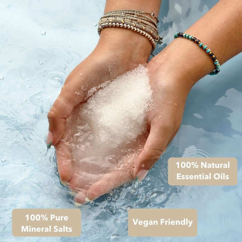 Dr Salts+ 100% Epsom Bath Salts | Post Workout Therapy With Black Pepper & Essential Oils | Stimulate Blood Flow & Ease Muscle Tension | Relax + Recover From Intense Exercise 750g