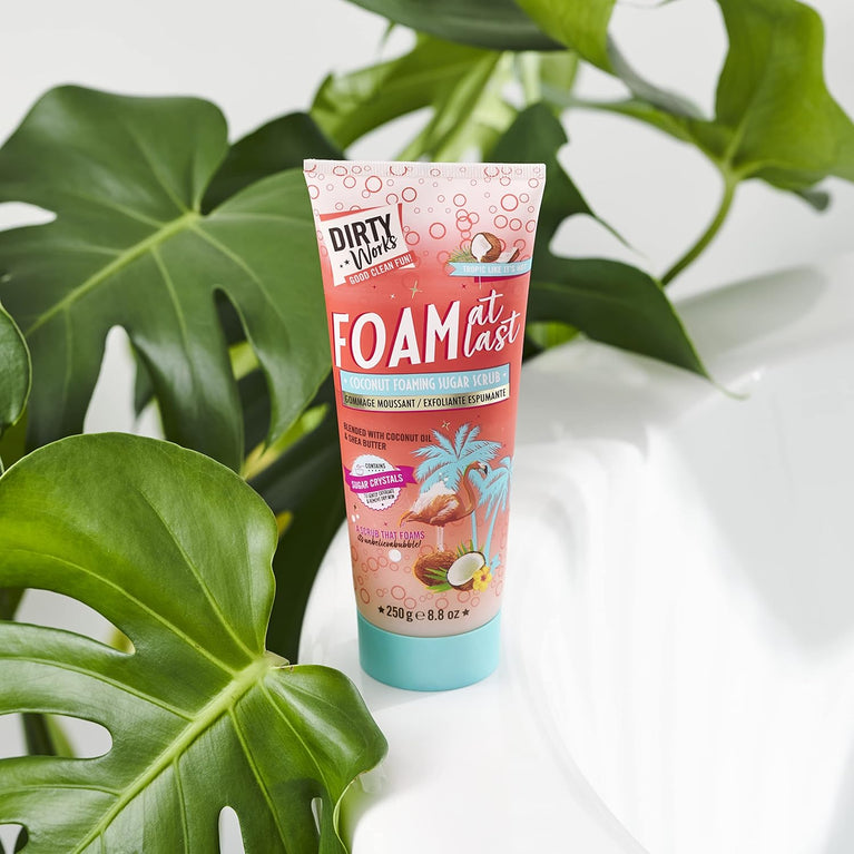 Dirty Works Refreshing Foot Therapy, Vegan Peppermint and Tea Tree Foot Cream, 125ml