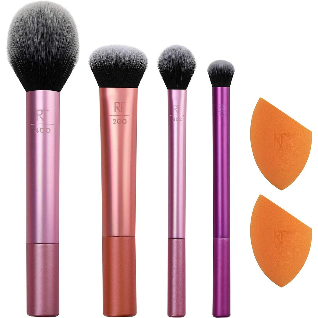 All-In-One Makeup Brush and Sponge Set for Flawless Pro Looks