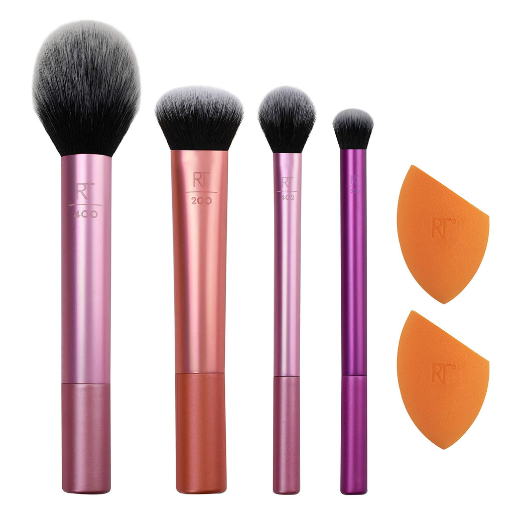 All-In-One Makeup Brush and Sponge Set for Flawless Pro Looks