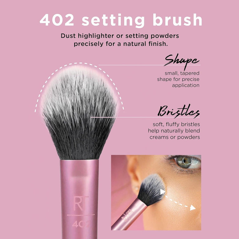 Pro-Grade Face Makeup Brush for Liquid, Cream Foundation, Blush, and Bronzer