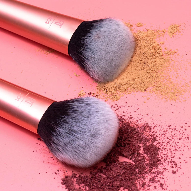 Pro-Grade Face Makeup Brush for Liquid, Cream Foundation, Blush, and Bronzer