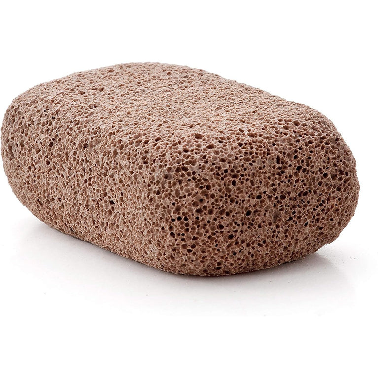Vulcan Dual-Coloured Pumice Stones (Pack of 2, Terracotta and Grey) - Expert Solution for Hard Skin and Callus Removal