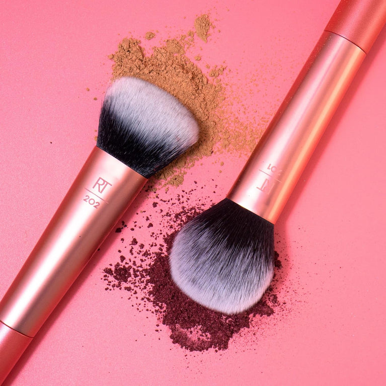 Pro-Grade Face Makeup Brush for Liquid, Cream Foundation, Blush, and Bronzer