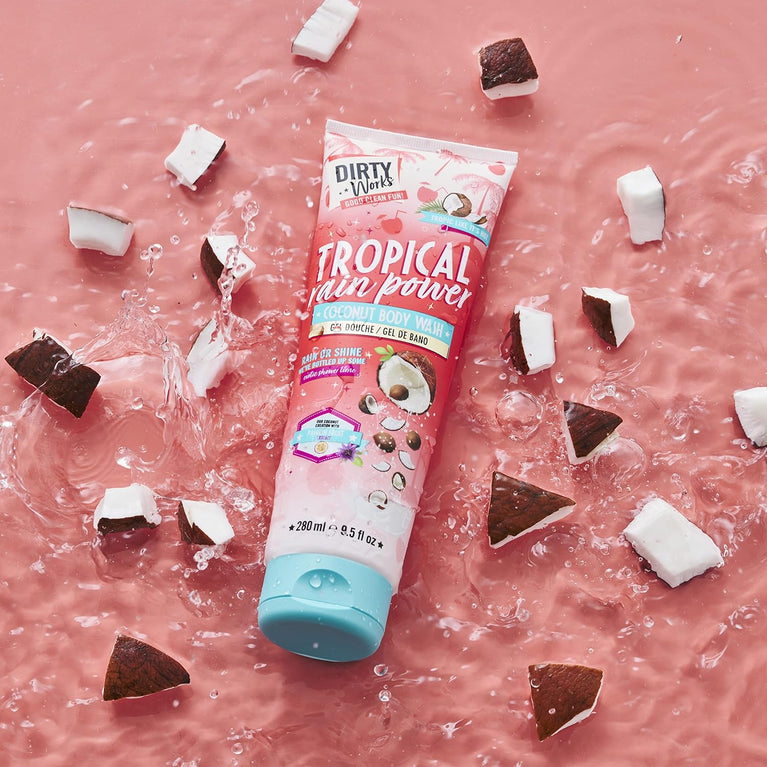 Dirty Works Refreshing Foot Therapy, Vegan Peppermint and Tea Tree Foot Cream, 125ml