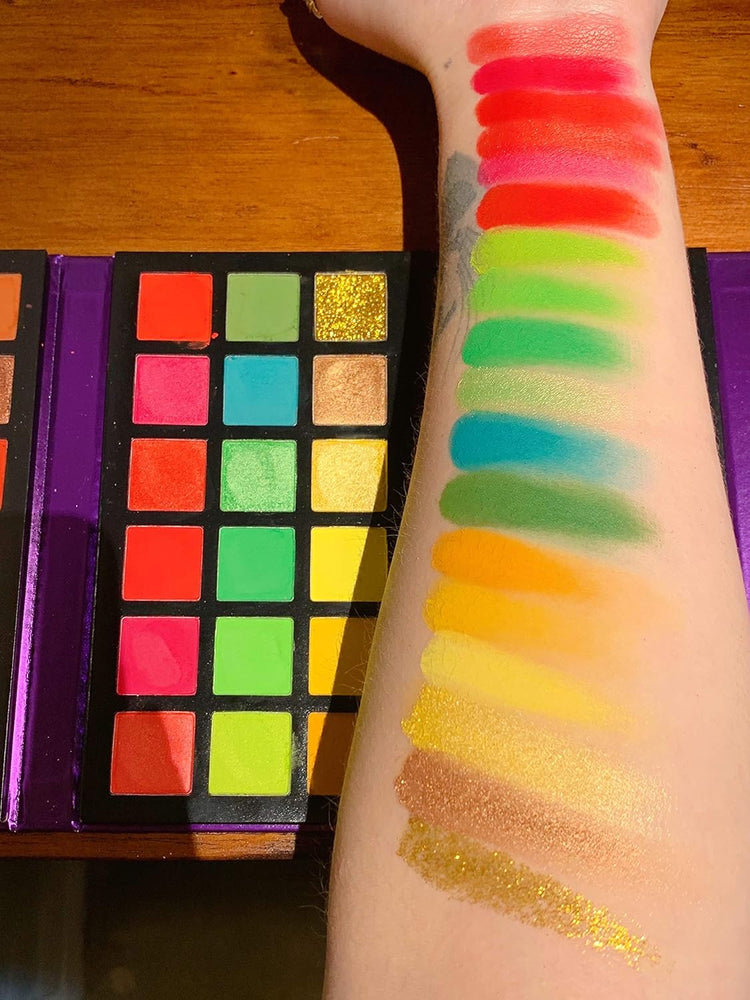 Ultimate 72-Color Eyeshadow Palette: Micronized, Luxurious Colors for the Modern Woman with Glitter and Blendable Shades