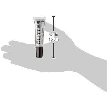 Stargazer Sparkling Gel Glitter Silver with Precision Nib Applicator for Face & Body