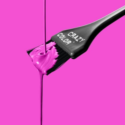 Crazy Color Vibrant Pinkissimo Semi-Permanent Hair Dye Duo. Highly Pigmented Magenta Conditioning & Oil Nourishing Vegan Formula | No Bleach or Ammonia | 200ml