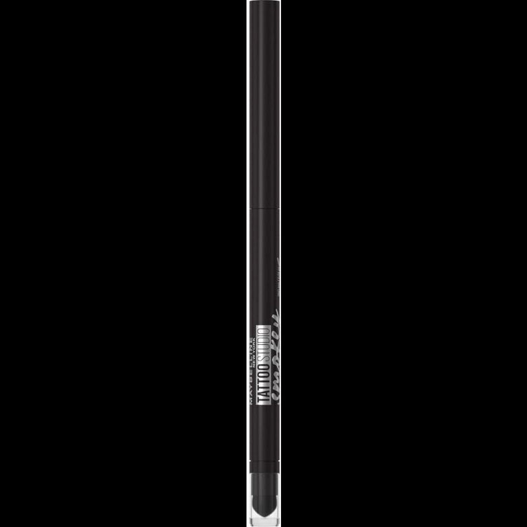 Maybelline Smokey Eye Blend-able Gel Tattoo Liner Pencil in Smokey Black, Waterproof and Long Lasting