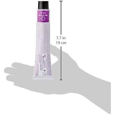 Fanola No Yellow T11 Anti-Yellow Ash Toner, 100ml - Professional Blonde Hair Color Cream