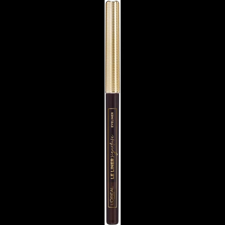 L'Oréal Paris Signature Brown Silk Le Liner 05, Waterproof and Smudge-Proof Eyeliner, Twist Out Pen with Long-Lasting Formula, Pack of 1