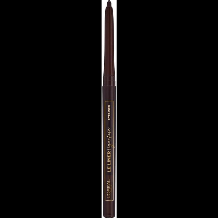 L'Oréal Paris Signature Brown Silk Le Liner 05, Waterproof and Smudge-Proof Eyeliner, Twist Out Pen with Long-Lasting Formula, Pack of 1