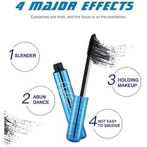 PrimLash Duo Set - Hypoallergenic Volumizing Mascara for Senior Women with Sensitive Eyes and Thinning Lashes, Waterproof and Black