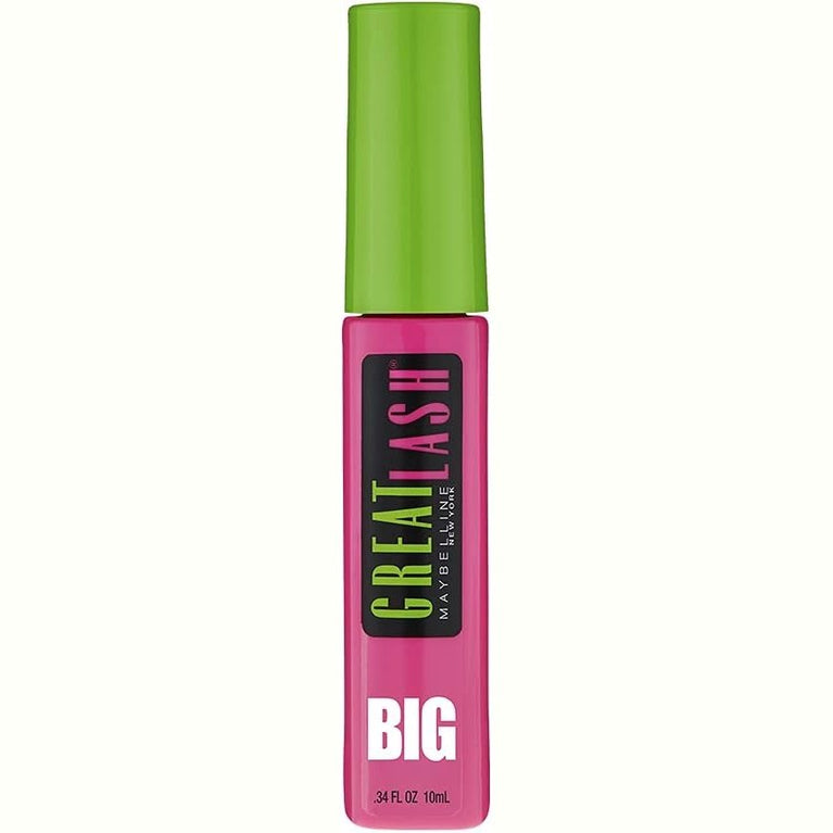 Maybelline Mega Plush Gel-Mousse Mascara, Blackest Black, 10 ml, Single Pack