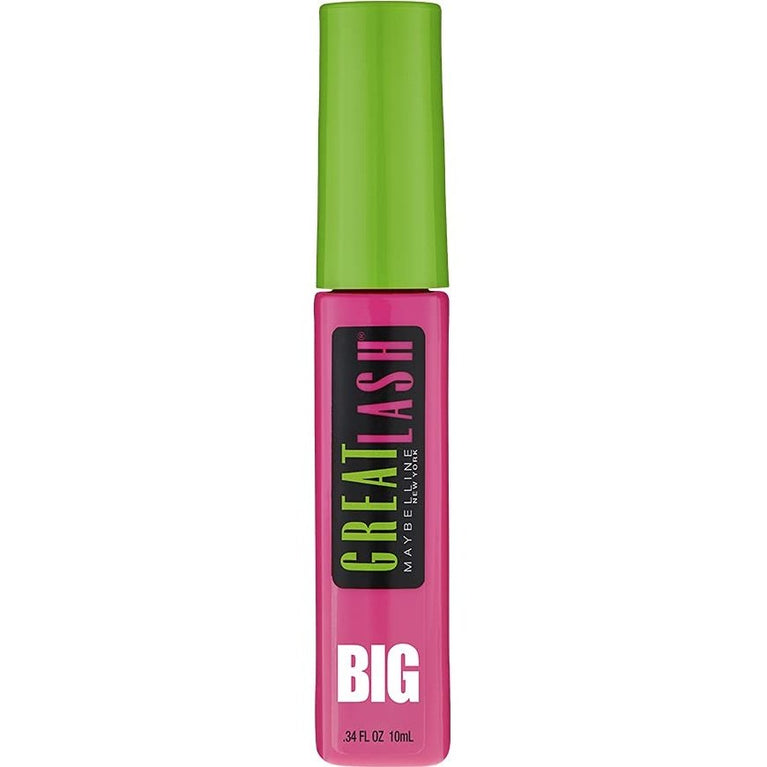 Maybelline Mega Plush Gel-Mousse Mascara, Blackest Black, 10 ml, Single Pack