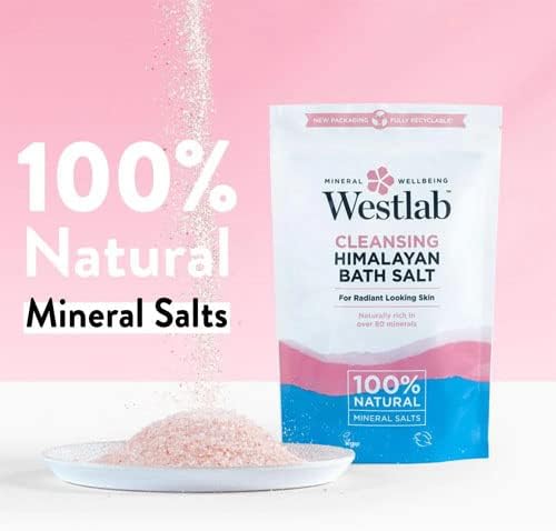 Westlab 1Kg Cleansing Himalayan Bath Salt Pouch