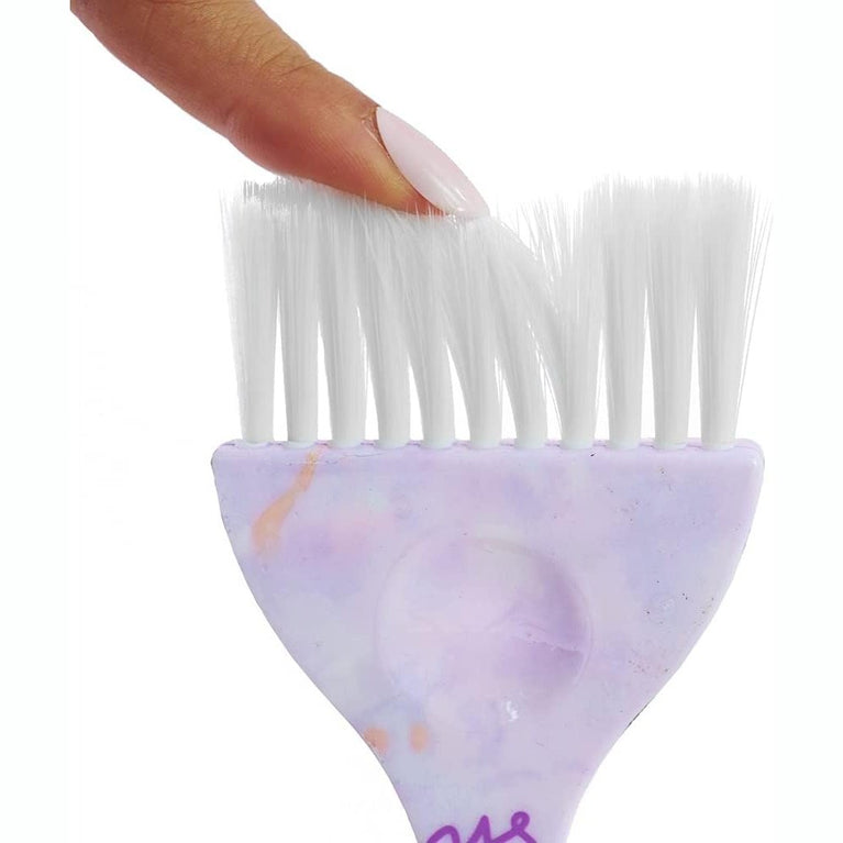 Hair Dye Brush Set with Soft Bristles and Unique Patterns
