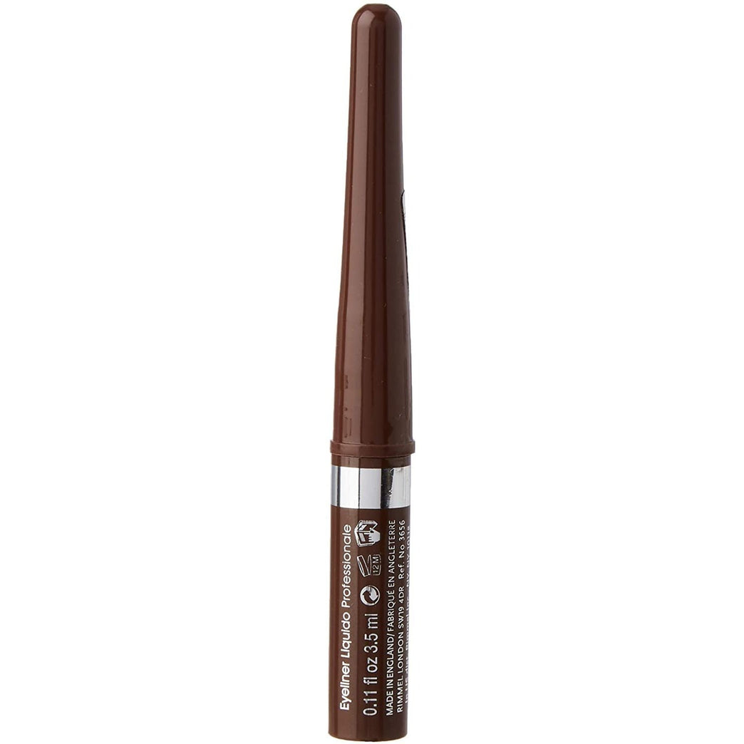 Rimmel London Glam Eyes Precision Liquid Eyeliner - Sophisticated 002 Brown Velvet Shade