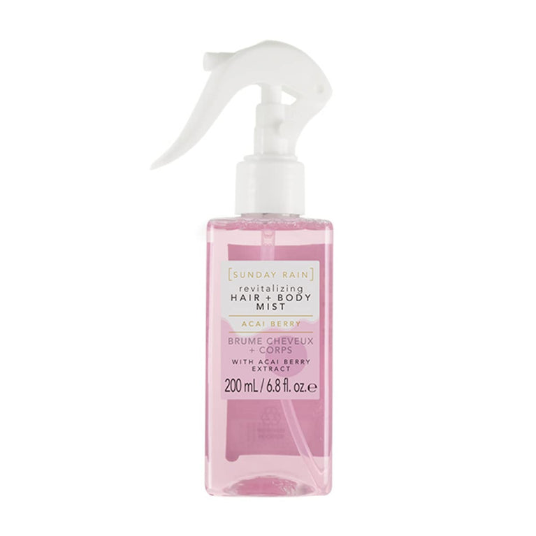 Acai Berry Hair & Body Mist, Refreshing & Fruity, 200ml - Vegan & Cruelty-Free