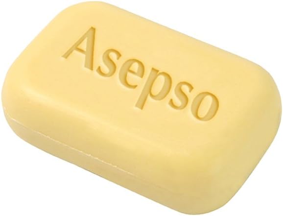 Asepso SULPHUR Plus Salicyclic Acid Bar Soap for Acne Prone Skin - 2.8 Oz