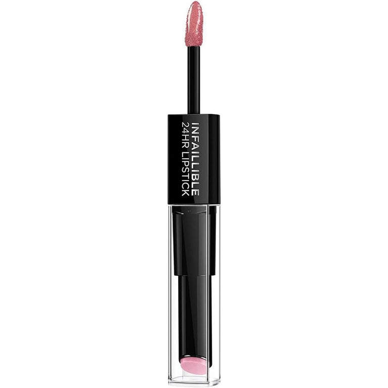 L'Oreal Paris Timeless Rose Infallible 24HR Dual Step Lipstick with Hyaluronic Acid