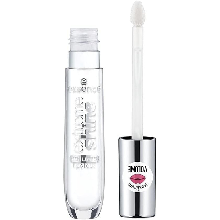ESSENCE Women's Lip Gloss - Extreme Shine Volume 01 with Crystal Clear Glossy Applicator