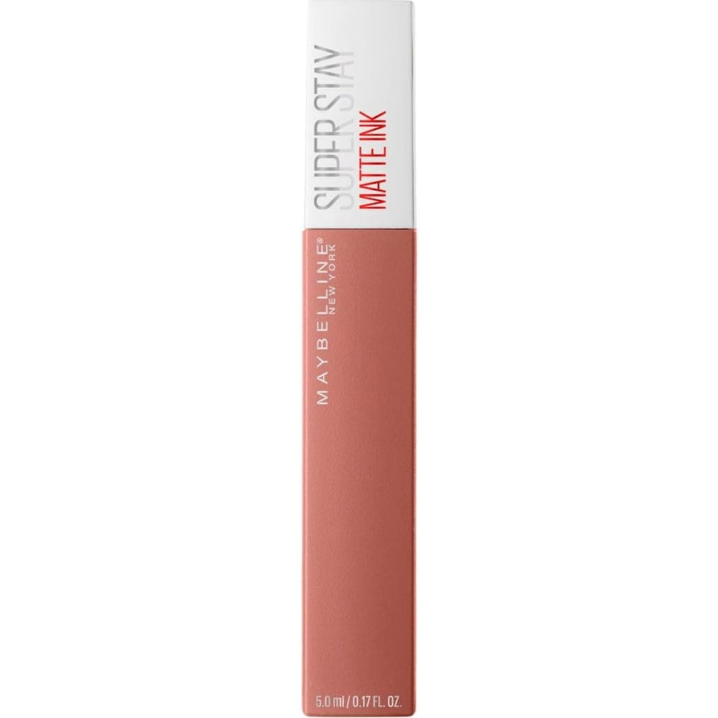 Maybelline Superstay Seductress 65, Non-Transferable Matte Nude Lipstick, Long-Lasting Wear Up to 12 Hours, Dermatologically Tested, 5 ml
