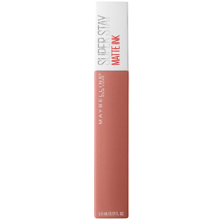 Maybelline Superstay Seductress 65, Non-Transferable Matte Nude Lipstick, Long-Lasting Wear Up to 12 Hours, Dermatologically Tested, 5 ml