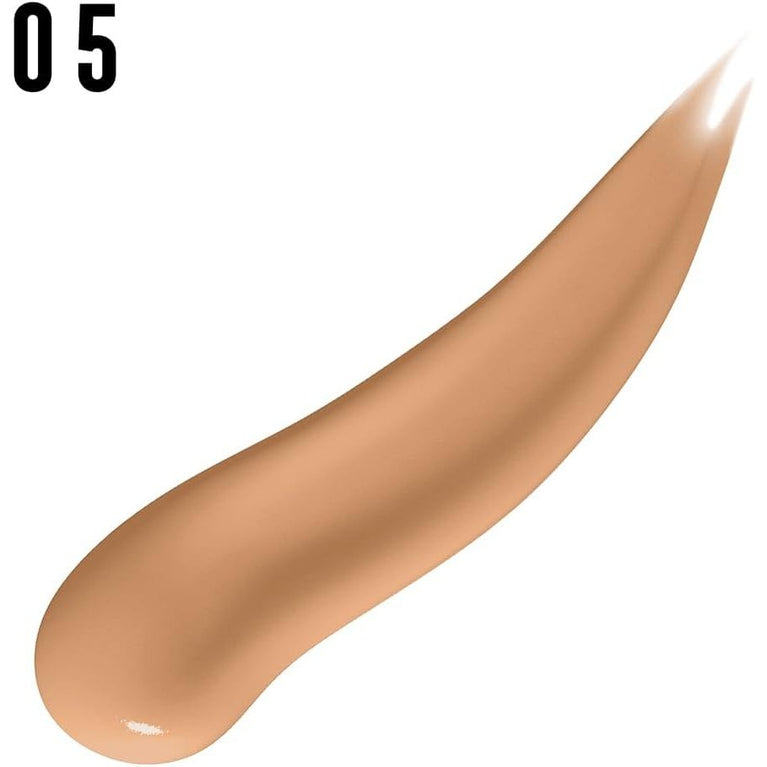 Max Factor Miracle Skin-Enhancing Concealer with Hydrating Hyaluronic Acid and Vitamin C, Shade 05 - Environmentally Friendly and Long-Lasting Coverage