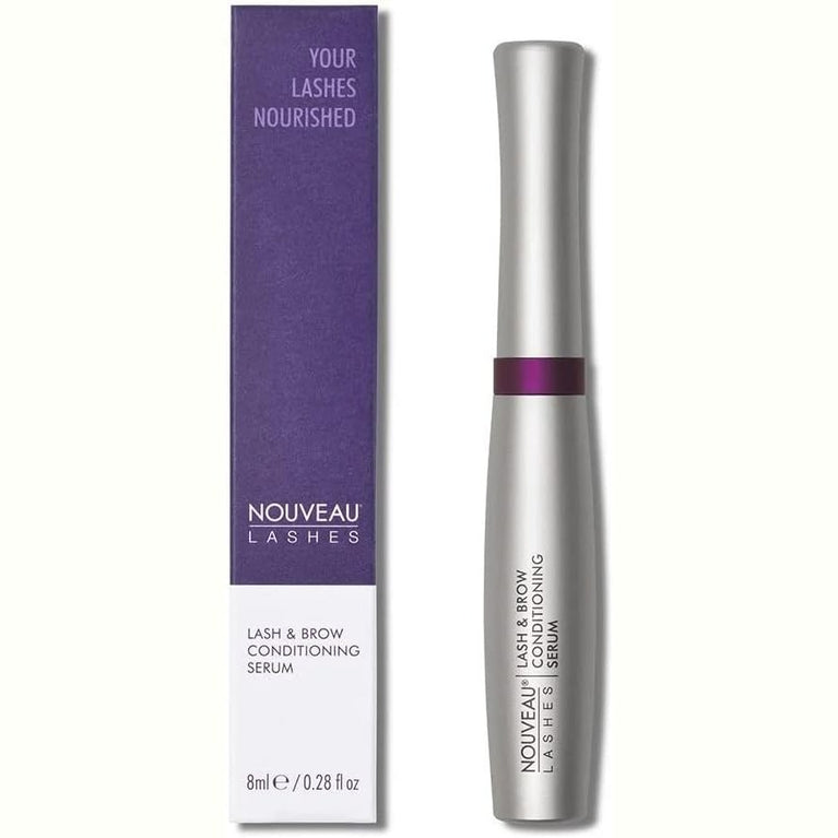 Revitalizing Lash & Brow Serum by Nouveau Lashes, Infused with Antioxidants & Multi-Vitamins, Ideal for Lash Extensions, Vegan Formula, 8 ml