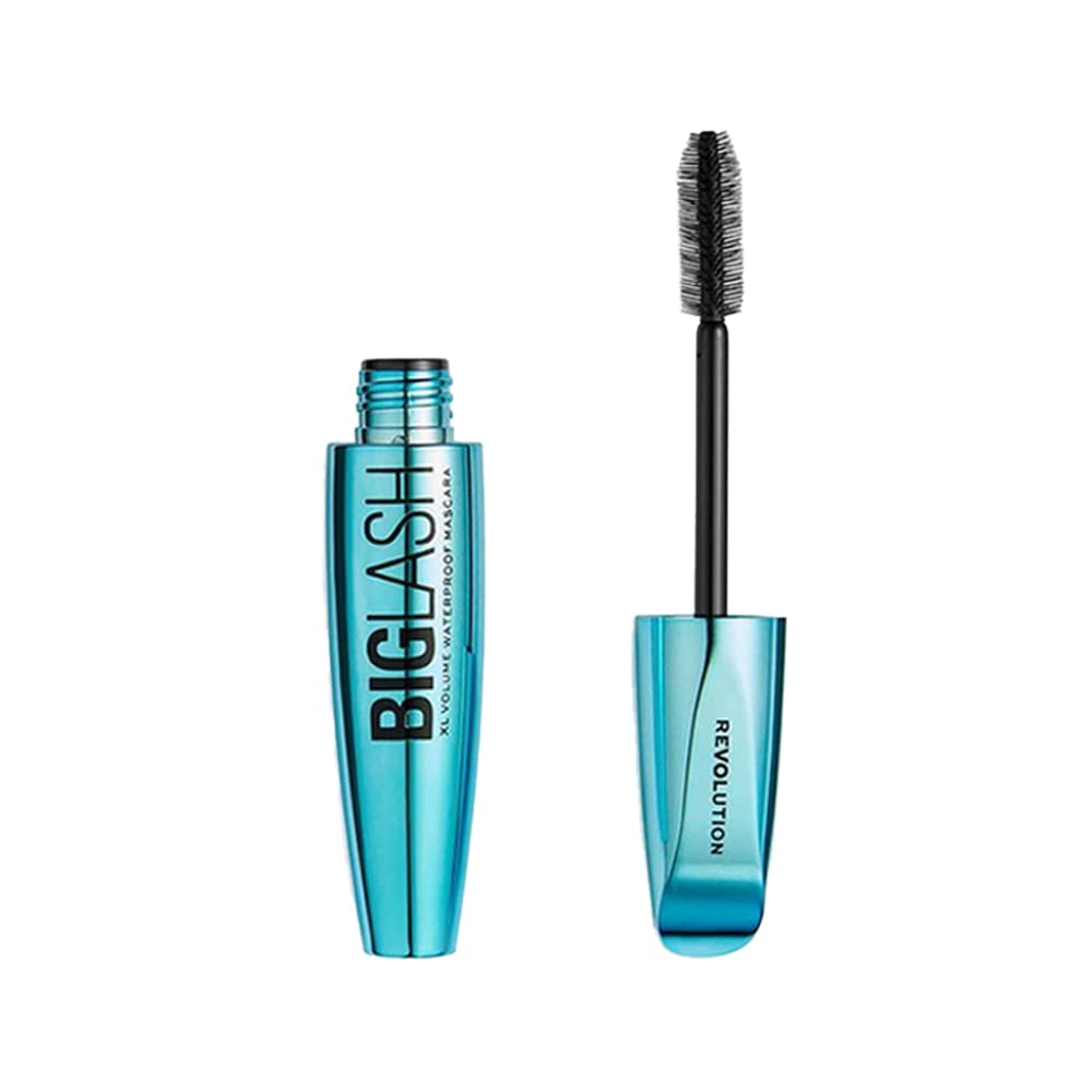 Revolution Beauty London Ultimate Lash Drama Waterproof Mascara, Jet Black, 8g