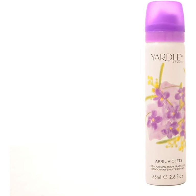 Yardley London April Violets Body Spray - Refreshing Floral Scent