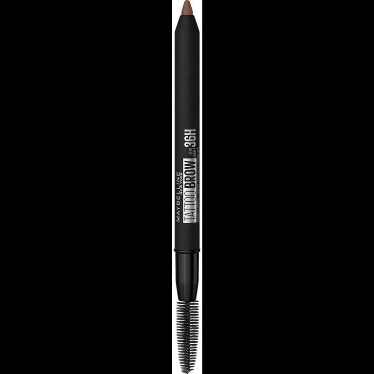 Maybelline 36HR Tattoo Brow Semi-Permanent Filler Pencil for Fuller Eyebrows, Waterproof and Long Lasting, Soft Brown 03, Pack of 1