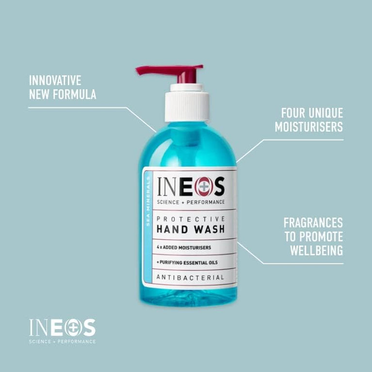 Moisturising Liquid Hand Soap with Sea Minerals - Pack of 6 x 250ml Bottles