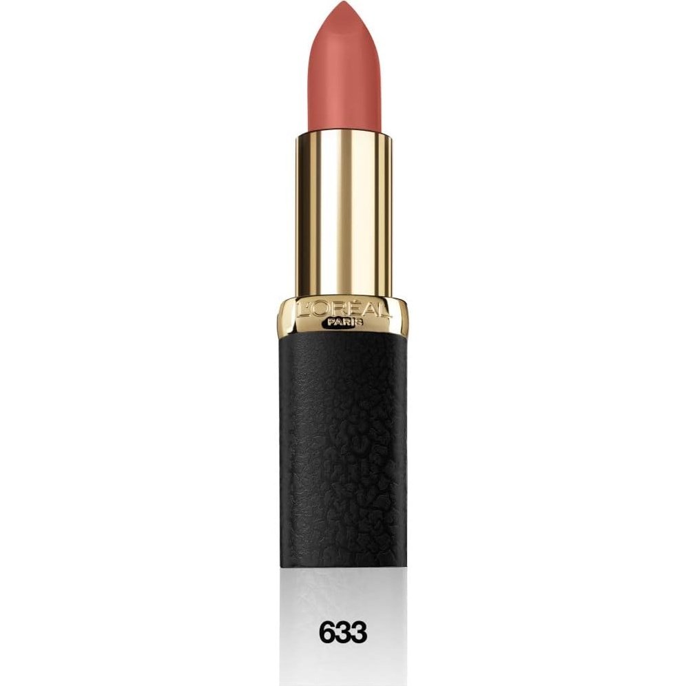 L'Oreal Intense Color Matte Addiction Lipstick in Moka Chic 633 with Camelia Oil