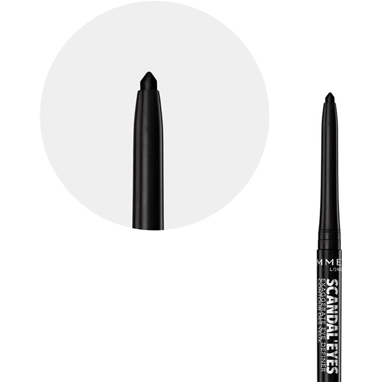 Rimmel London Intense Black Scandaleyes Eye Definer, Water & Smudge Proof, 0.35g
