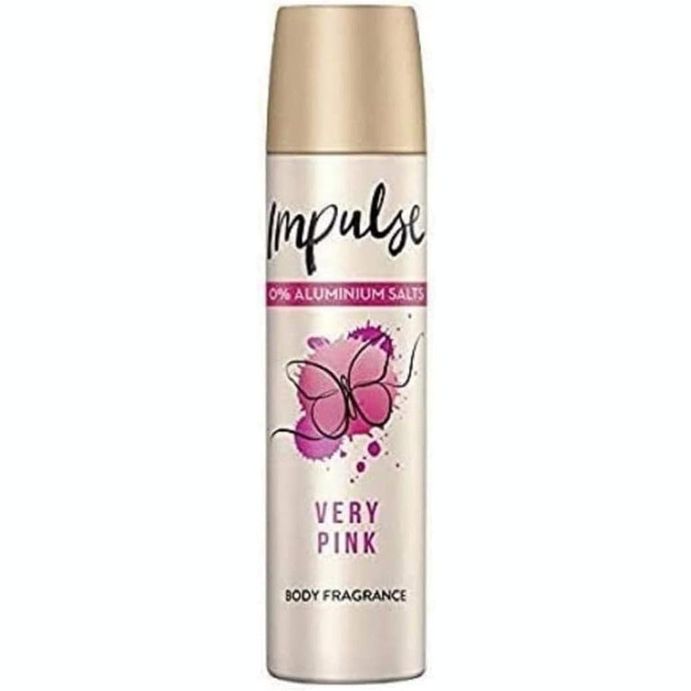 Impulse Very Pink Romantic Body Spray Deodorant, 75 ml