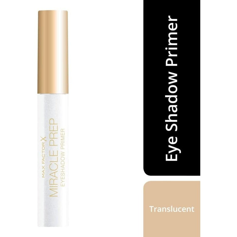 Max Factor Transparent Eyeshadow Primer for All Skin Tones, Long-Lasting 6ml, Pack of 1