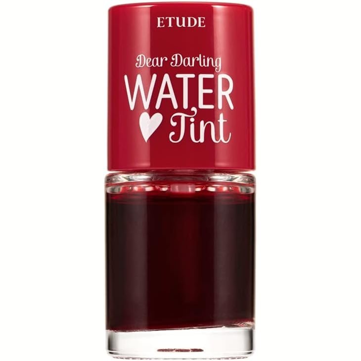 Etude House Cherry Ade Lightweight Lip Stain (21AD) | Smudge-proof, Non-sticky, and Hydrating K-beauty Lip Tint for a Vivid, Energetic Look