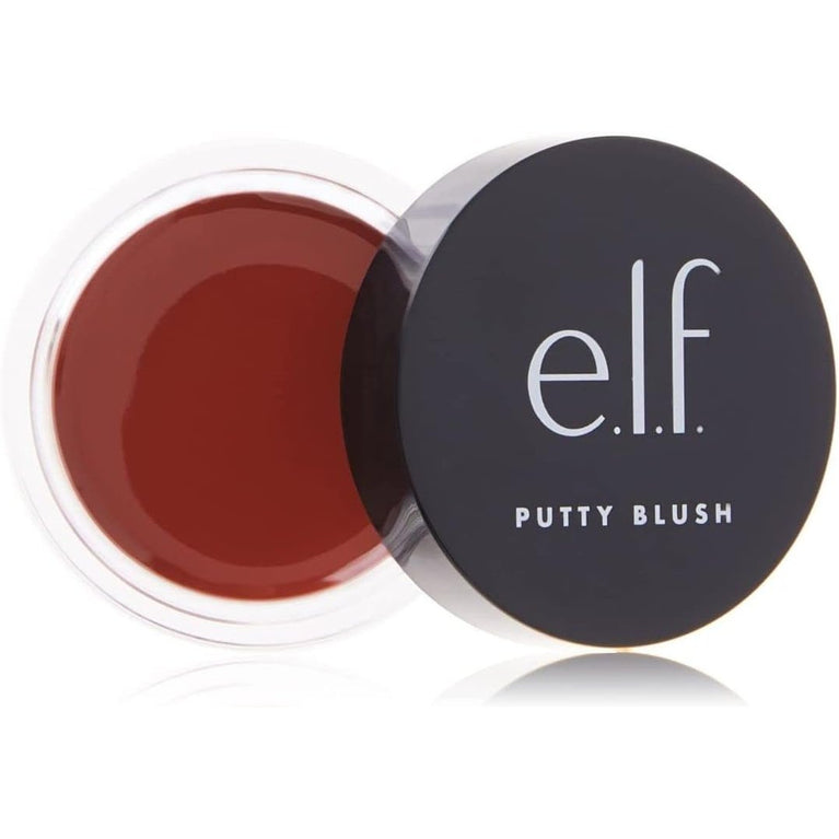 e.l.f. Bali Putty Blush with Argan Oil & Vitamin E, Cream-to-Powder, Ultra-Pigmented, 0.35 Oz (10g)