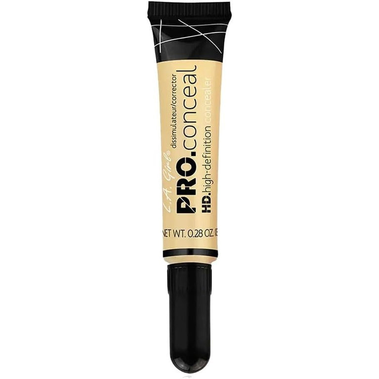 Flawless Finish HD PRO Concealer with Vitamin C, E & Chamomile Extract by L.A. Girl Cosmetics - 8g Yellow Corrector