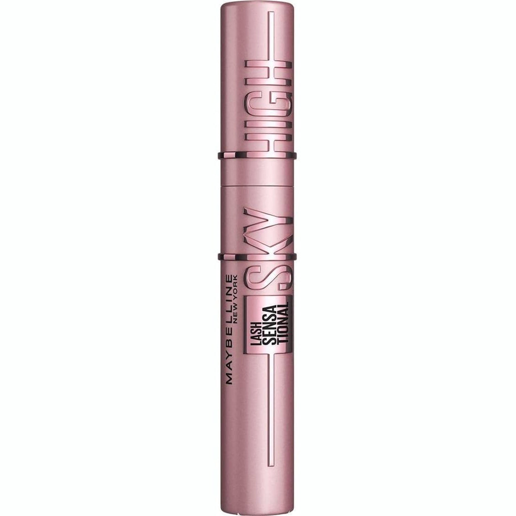 Maybelline New York Sky High Volume & Lengthening Mascara, 7.2ml, Black - Nourishing, Flake-Free, Infused with Bamboo Extract & Fibres