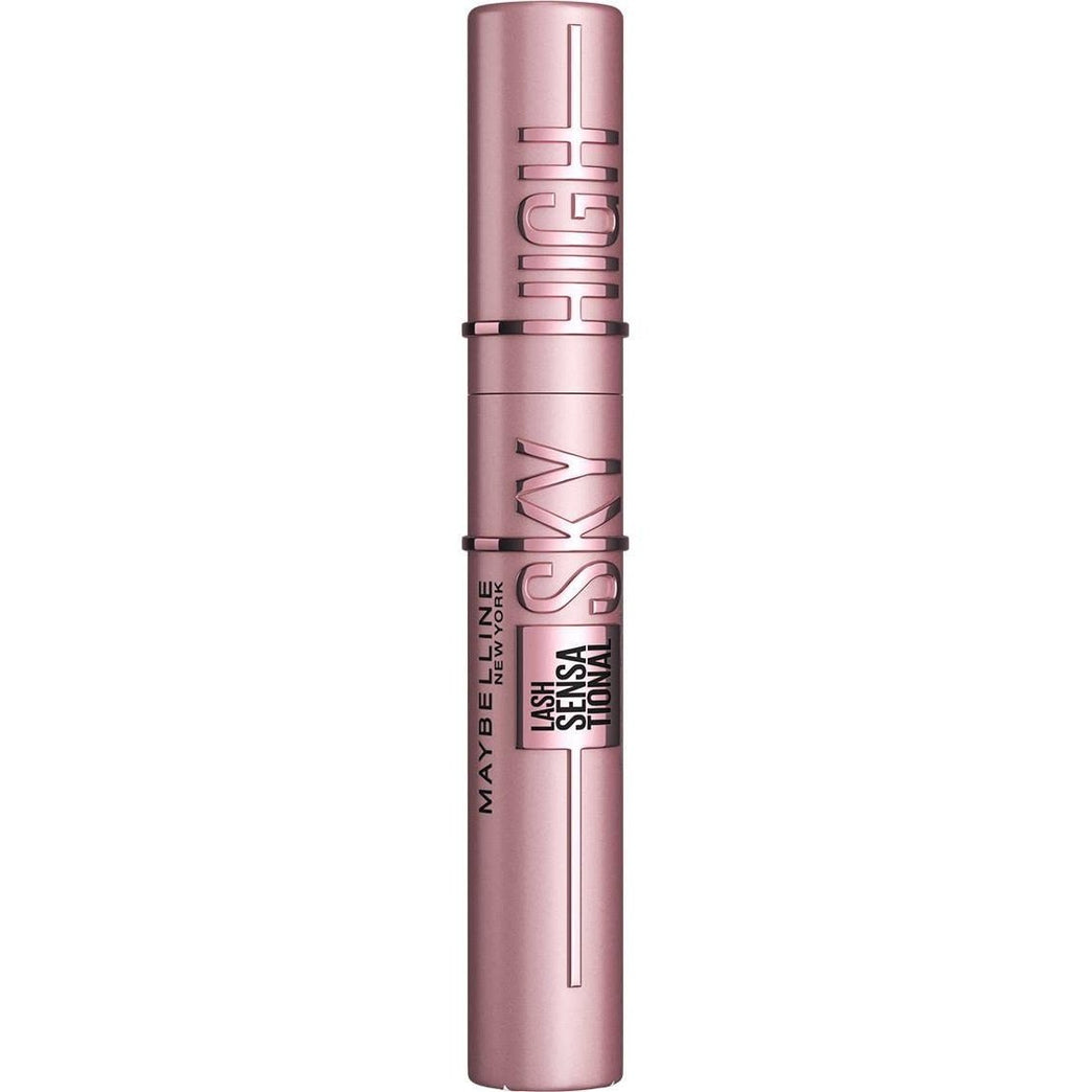 Maybelline New York Sky High Volume & Lengthening Mascara, 7.2ml, Black - Nourishing, Flake-Free, Infused with Bamboo Extract & Fibres